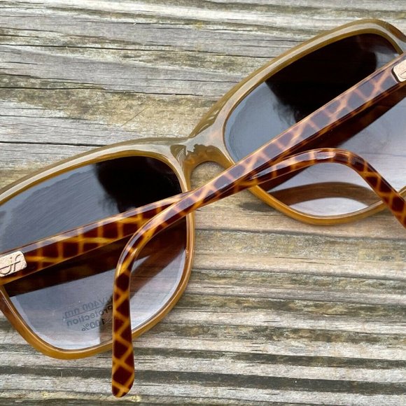 Jacques Fath Sunglasses Brown Tortoise Women Big Face Eye Wear Made in France main image 6